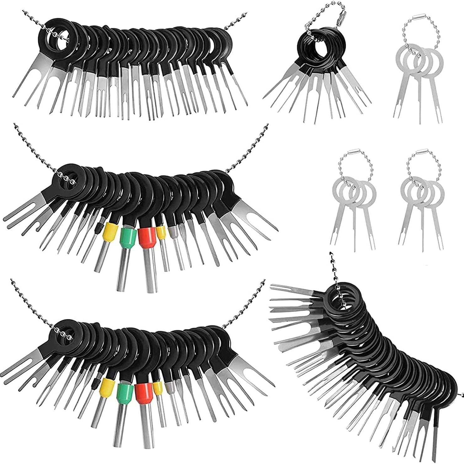 91PCS Terminal Removal Tool Auto Electrical Wiring Crimp Connector Pin