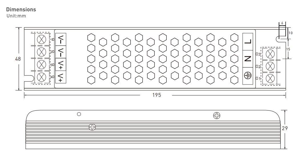 AC 240V to DC 24V 150W LED Driver Power Supply Transformer Adapter For LED Strip