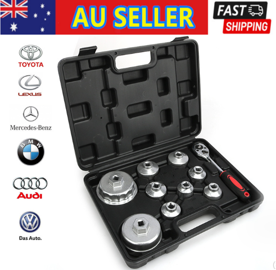 10PCS Oil Filter Cap Wrench Tool Set