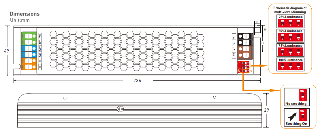 AC 240V to DC 12V 300W LED Driver Power Supply Transformer Adapter For LED Strip