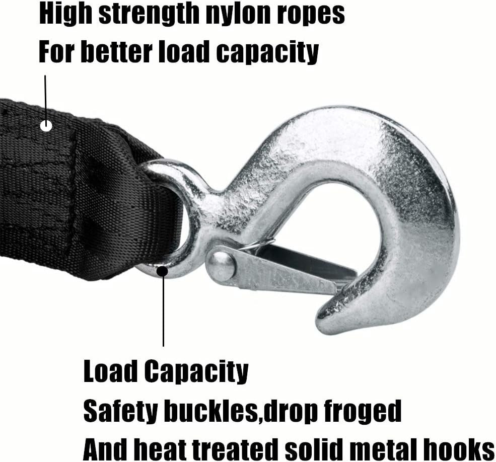 Marine Boat Trailer Hand Winch Strap Replacement Heavy 6M x 50MM Up to 10000lbs