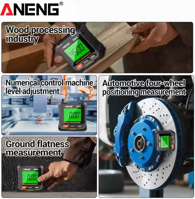 Angle Finder Magnetic Inclinometer Protractor