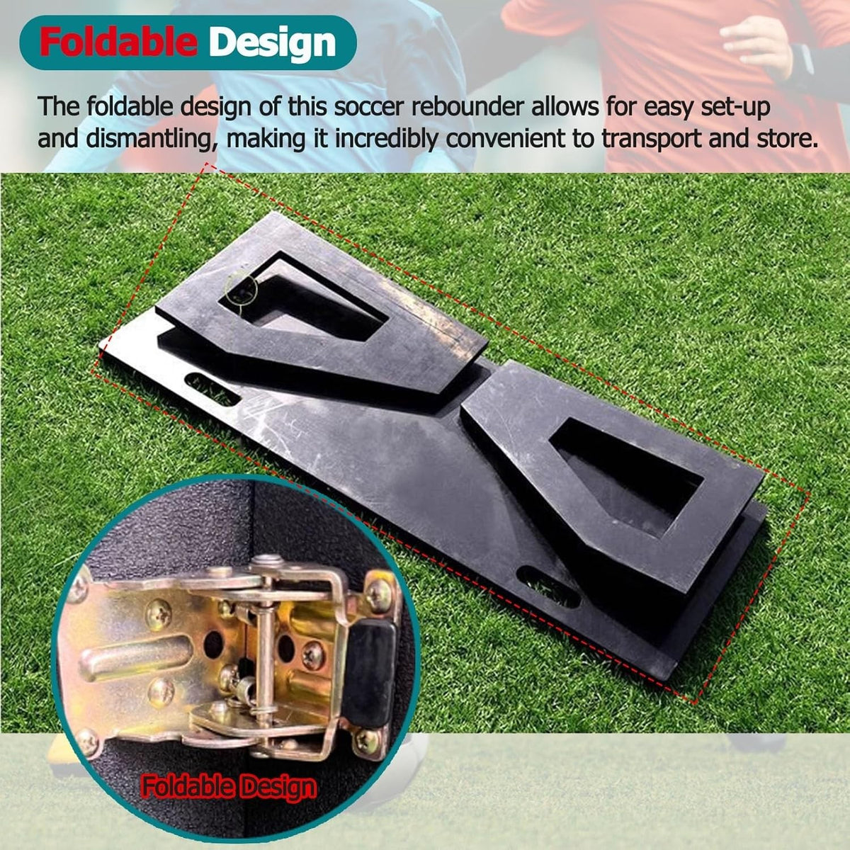 Soccer Training Rebounder Board 100x40cm