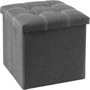 Folding Ottoman Storage Bench