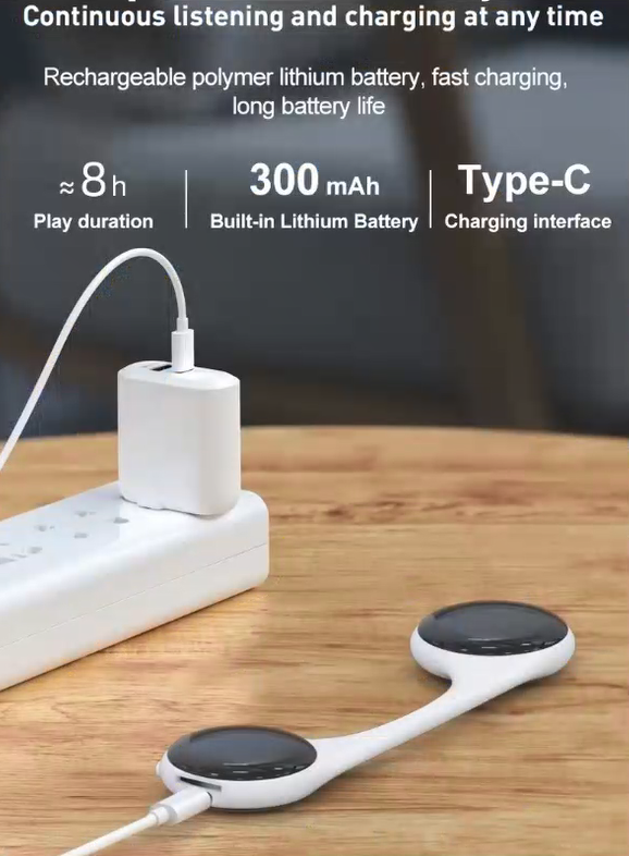 Under Pillow Speaker for Sleeping - Portable Wireless Bluetooth Bone Conduction