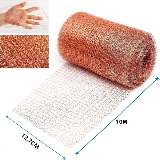 10m Fine Wire Mesh Roll Pure Copper Mesh Rodent Pest Control
