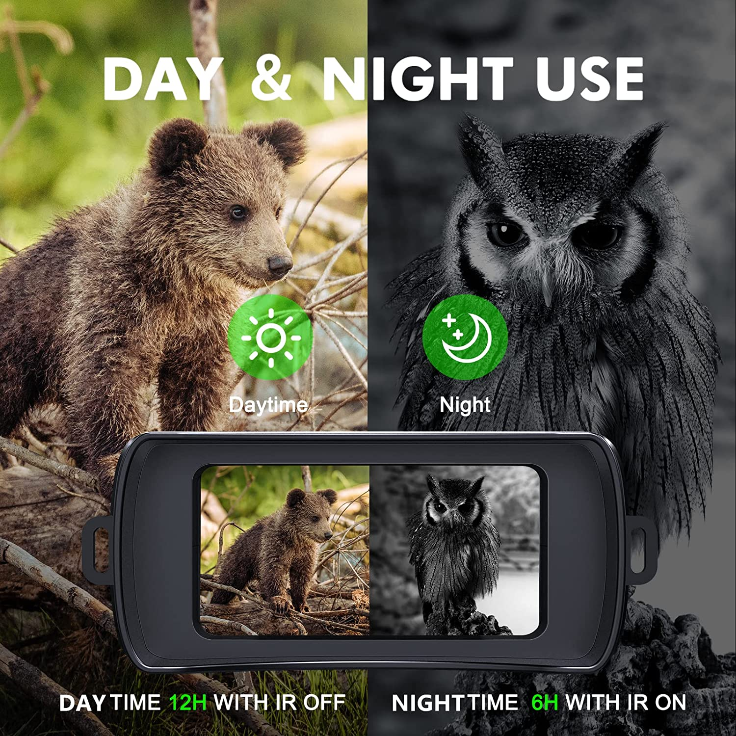 Digital Night Vision Binoculars1080p Full HD Photo & Video Infrared Night Vision