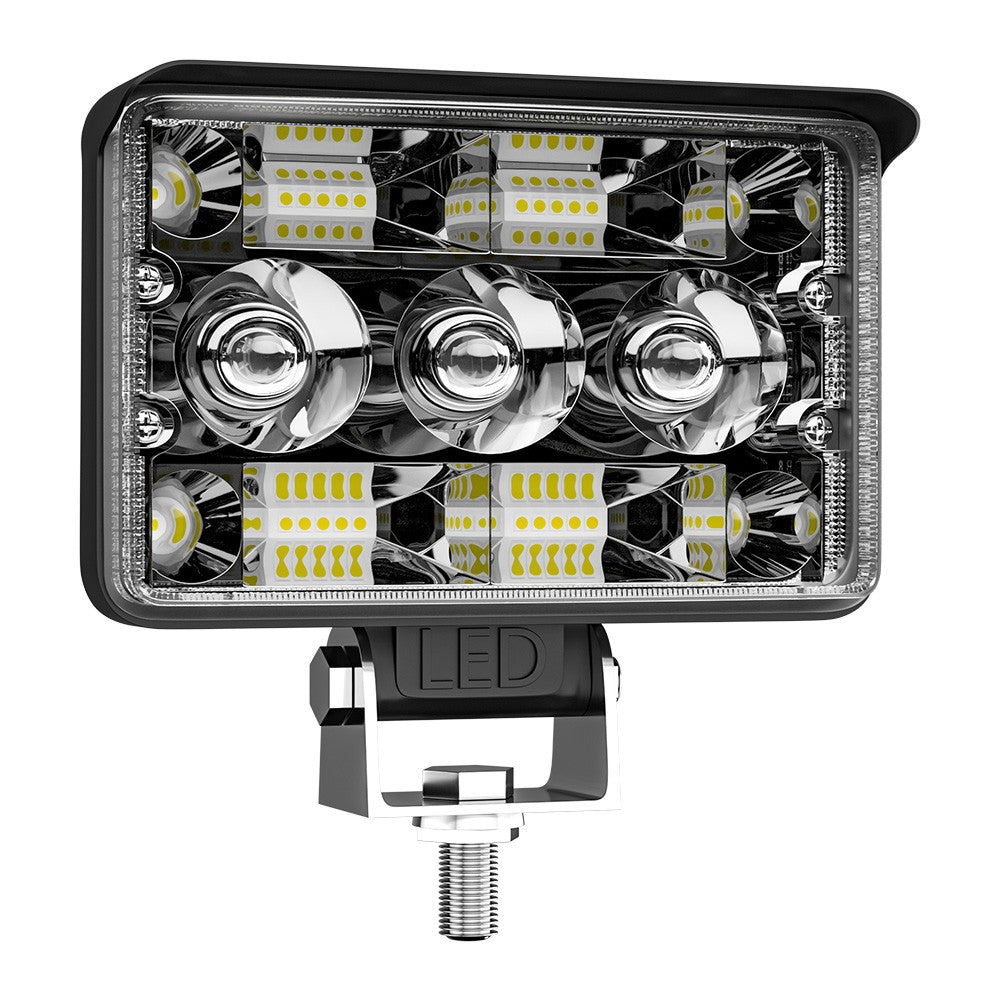 2pcs Work Lights Square LED Spot Lights with Protective Cover