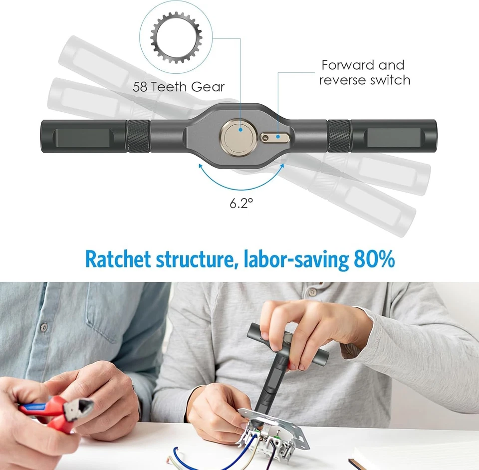 42 in 1 Magnetic Screwdriver Set Multi Bit Magneti DIY Ratchet Screwdriver Set