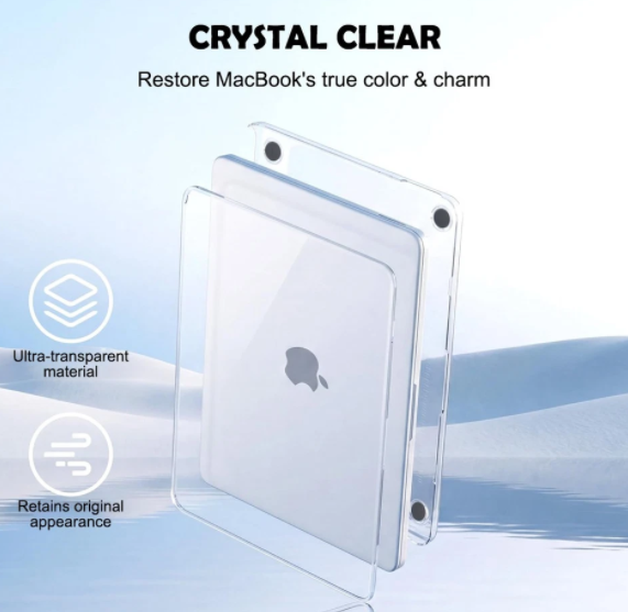 3-In-1 SET MacBook Pro 14.2 Inch Case M5 2026 A3434 M4 2025 M3 A2918 A2992 M2 M1