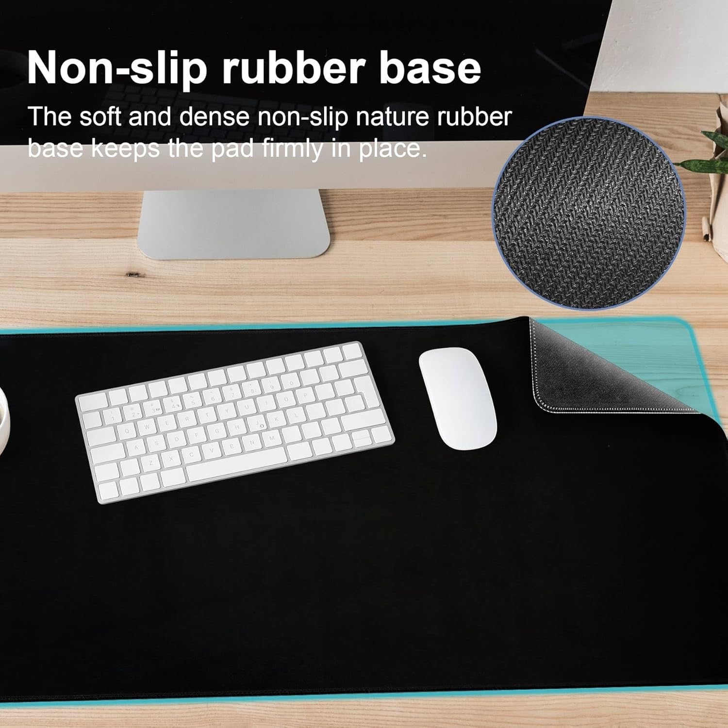 Large Size Gaming Mouse Pad Desk Mat Extended Anti-slip Rubber Mousepad 90x40cm