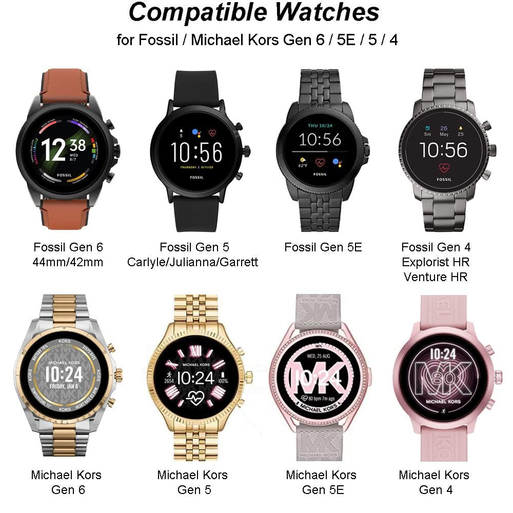 USB Charging Cable for Fossil Gen 6 5 4 Smartwatch 1m Magnetic Charger Cord