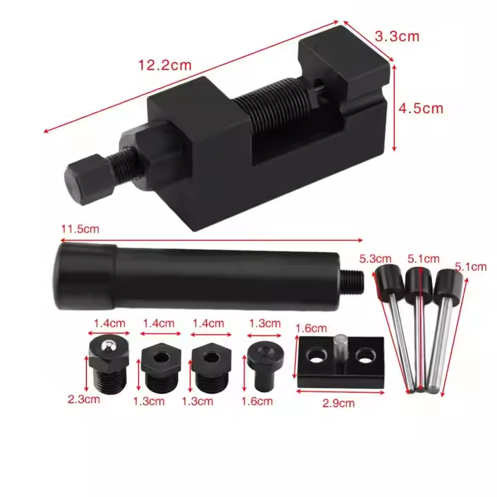Motorcycle Heavy Duty Chain Breaker Rivet Cutter Tool Kit For 520-630 Pitch
