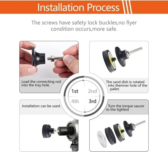 270PCS Sanding Discs Pad Variety Kit
