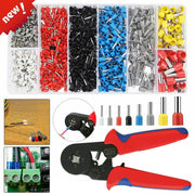 1200PC Ferrule Crimper Electrical Terminals Bootlace 0.25-10mm² Cord End Ratchet