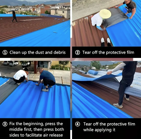 1 Roll 5m Self-Adhesive Polyethylene Waterproof Tape for Industrial, Home Use