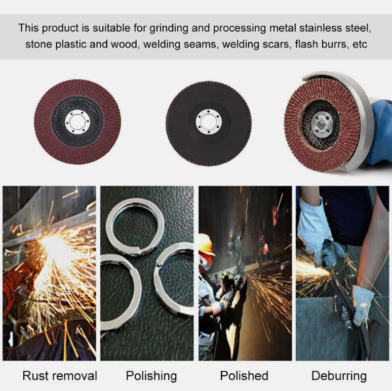 50Pcs 5'' 125MM Sanding Flap Disc