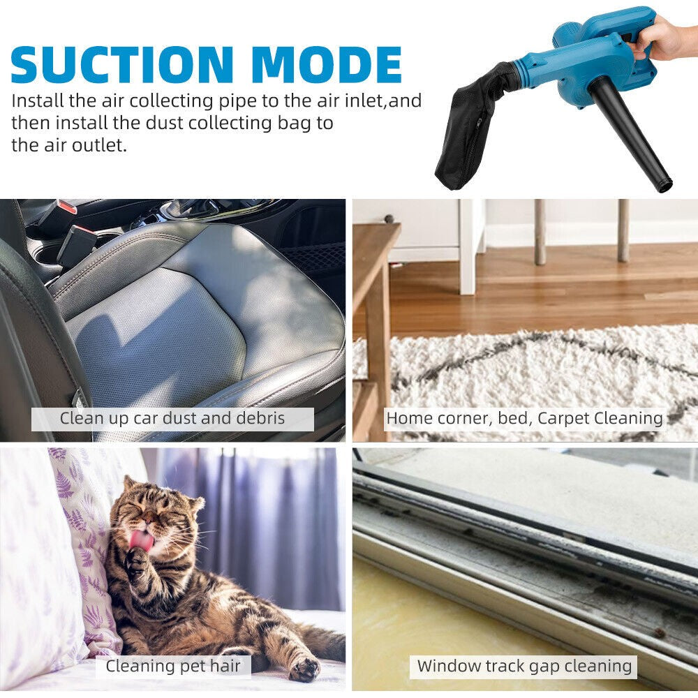 For Makita 18V Battery Cordless Leaf Blower