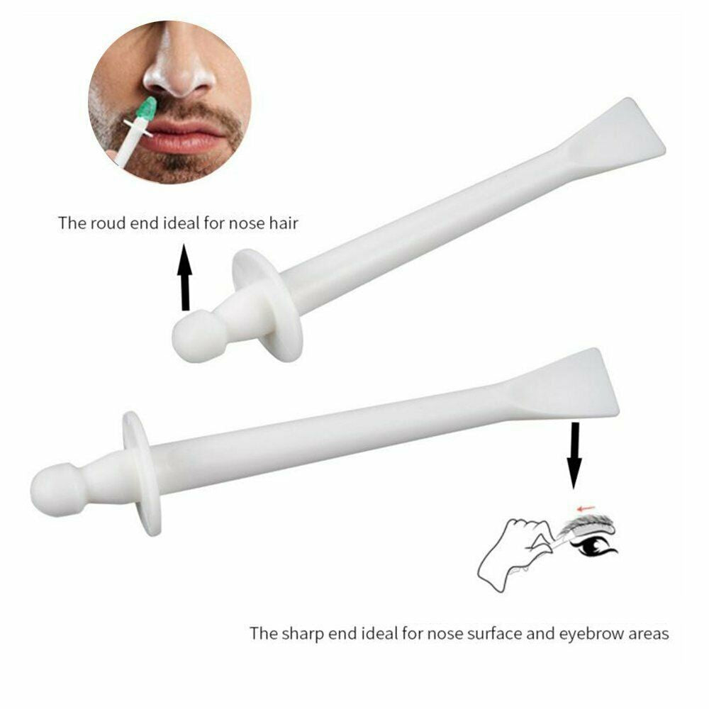 Nose Ear Hair Removal Wax Kit Sticks Easy Mens Nasal Waxing Remover Strips