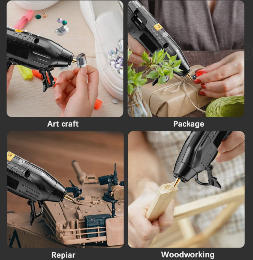 Electric Hot Melt Glue Gun 10W Trigger Craft DIY Hobby Repair (no Glue sticks)