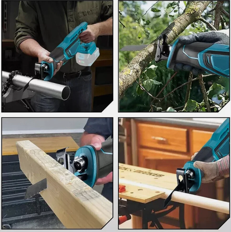 Brushless Cordless Reciprocating Saw Wood Metal Saber Saw For Makita 18V Battery