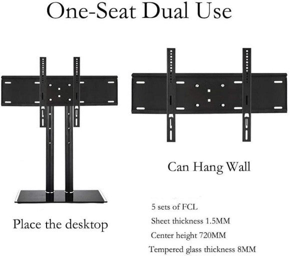 TV Stand Adjustable Universal LED LCD TV Stand 32-65"