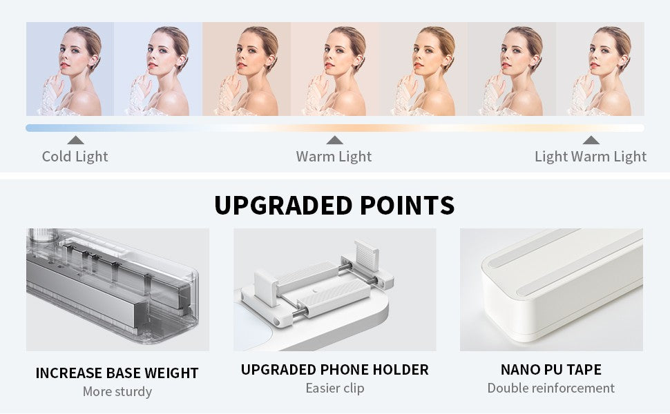 Extendable Selfie Stand 360° Rotation with Phone Holder Rechargeable Wireless