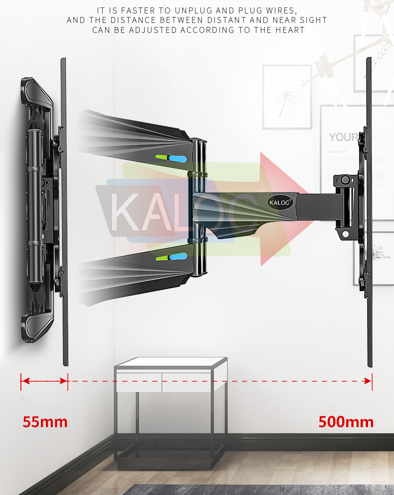 Ultra Strong TV Wall Bracket Mount for 32"-75"