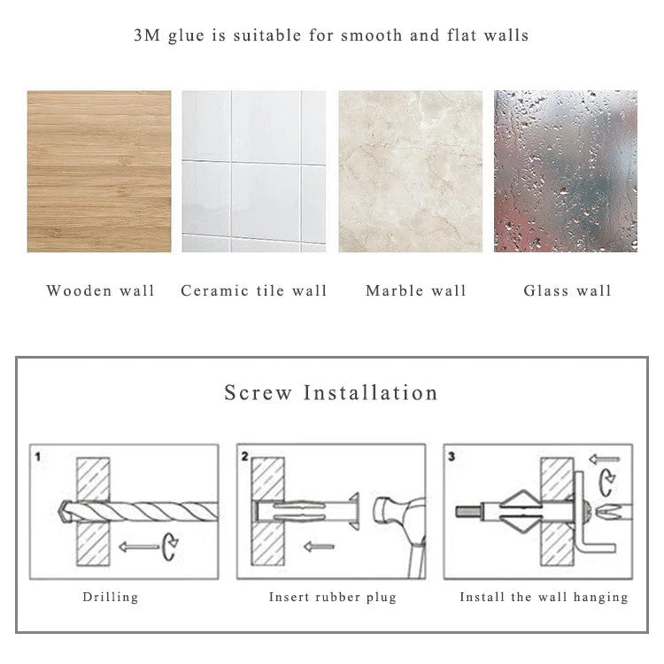 Adhesive Rack Wall Mount Universal Dock for Tablet Smartphone eReader Holder