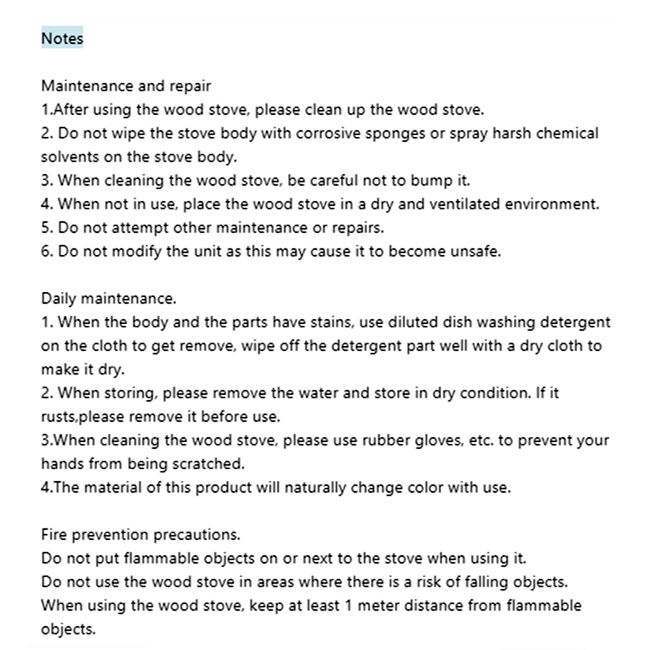 Camp Wood Stove with Large Firebox Heat View Folding Camping Stove for Cooking