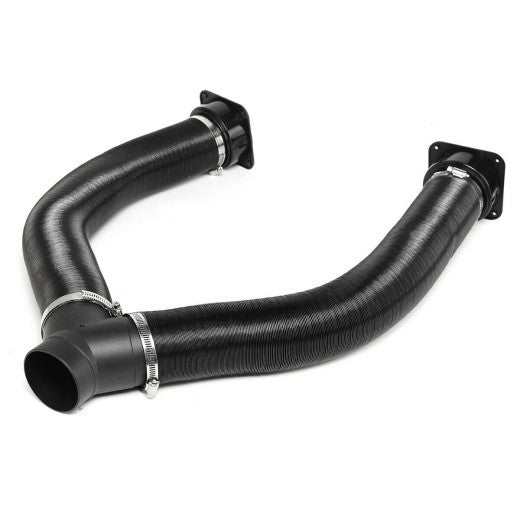 75mm 100cm Diesel Heater Air Pipe Duct Ducting Heating Hose Clip Outlet