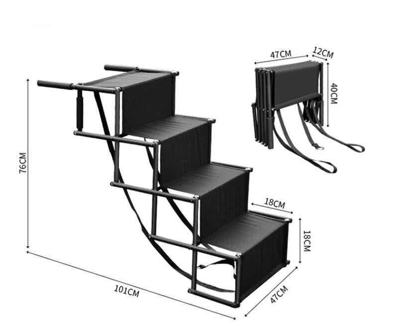 Folding Dog Stairs for SUV Car