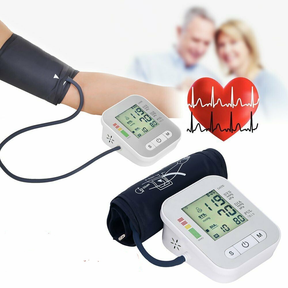Blood Pressure Monitor Upper Arm Cuff Length 22-52cm