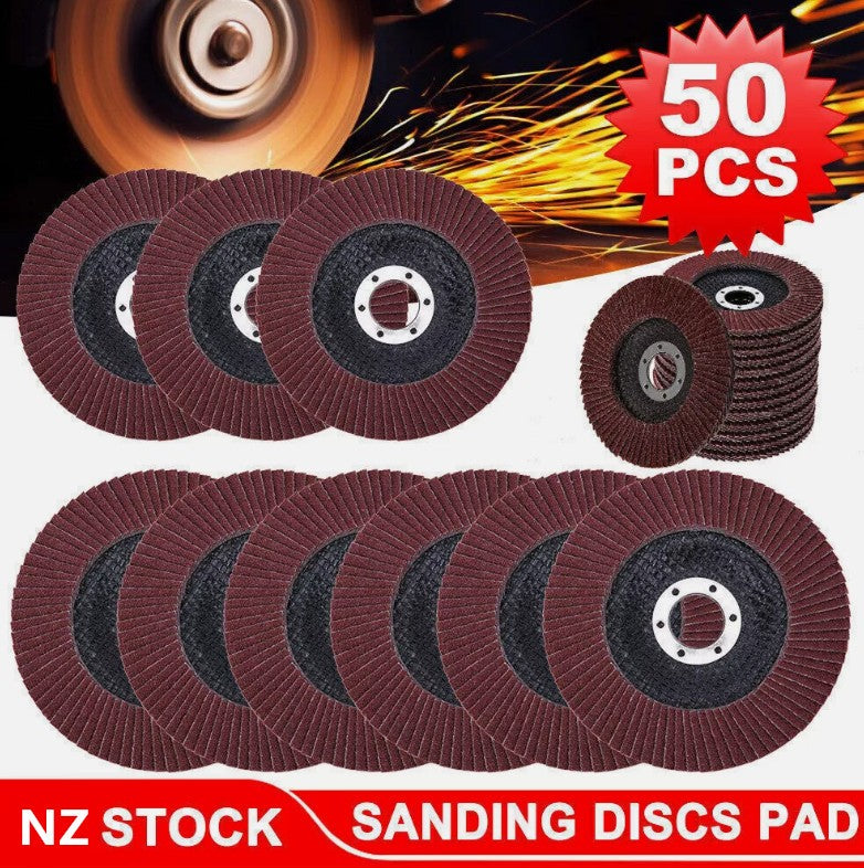 50Pcs 5'' 125MM Sanding Flap Disc