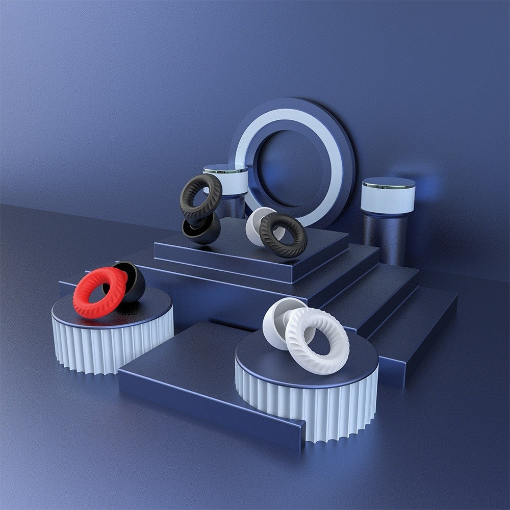 Noise Reduction Flexible Ultra Soft Reusable Silicone Ear Plug Study Sleep Plug