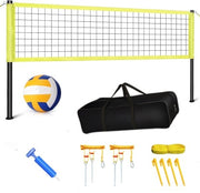 Outdoor Volleyball Net Set with Adjustable Pole
