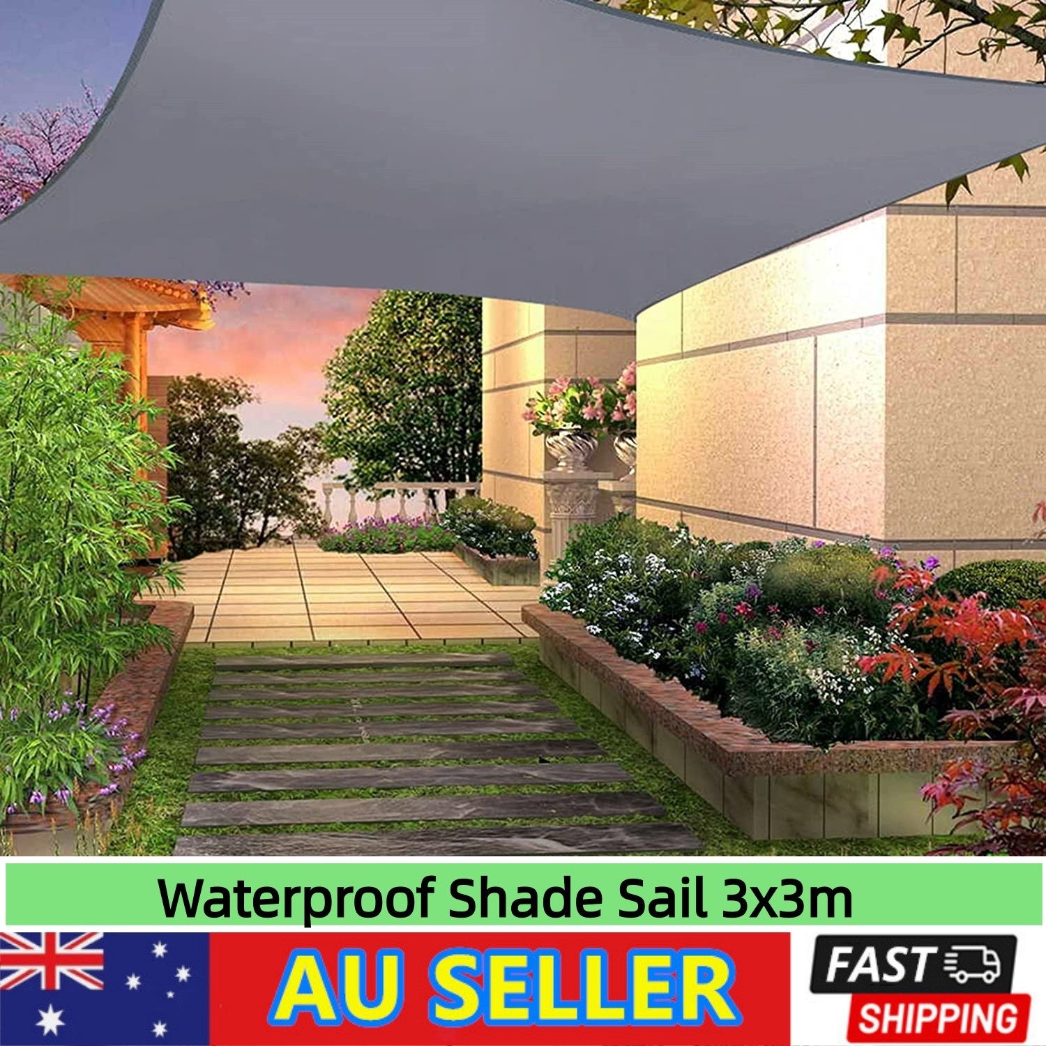 Waterproof Shade Sail 3Mx3M