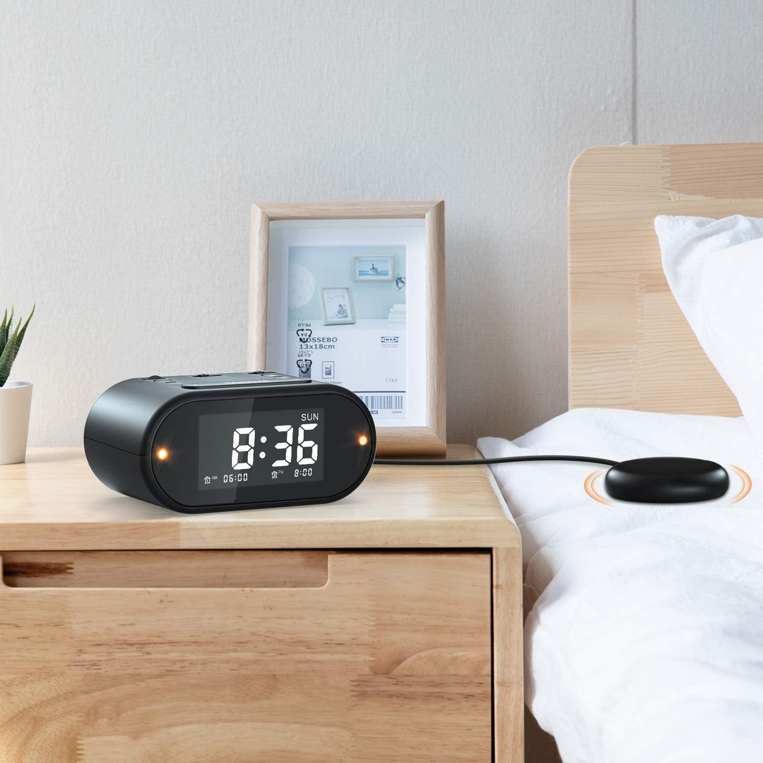 Super Loud Alarm Clock with Bed Shaker