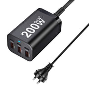 200W Type C Fast Wall Charger Charging Station 240V