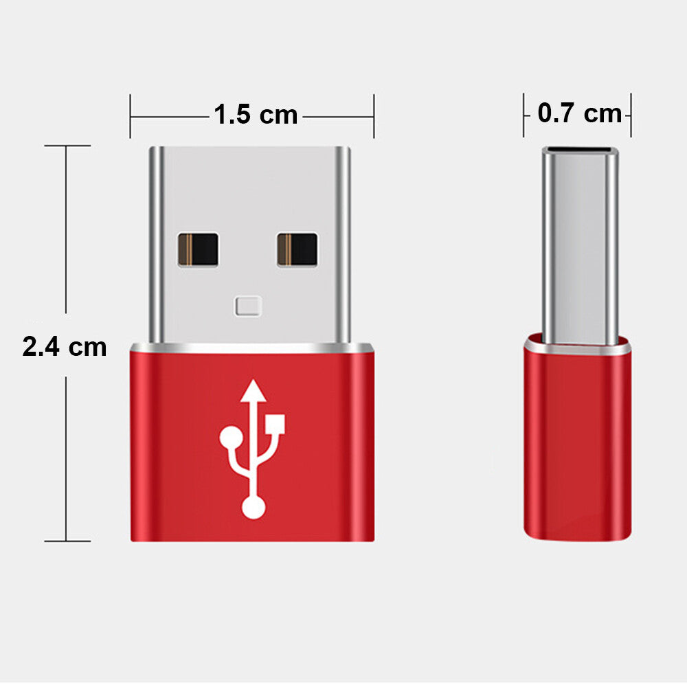 USB C to USB Adapter USB C Type C Female to USB A Male Adapter Converter