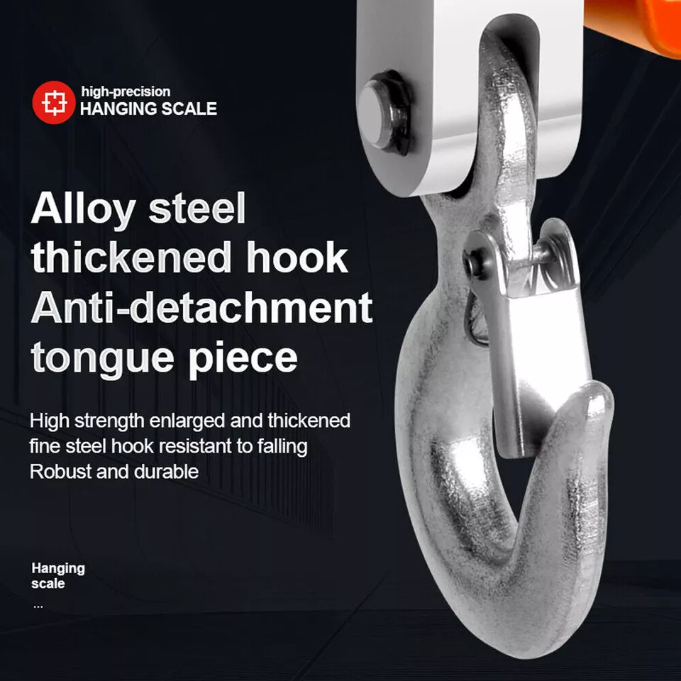 500KG Hanging Scale High Precision Digital Crane Scale Heavy Duty Hook Scale