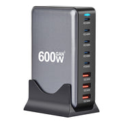 600W Fast Charging Station HUB Wall Charger USB Type C PD 8 Ports