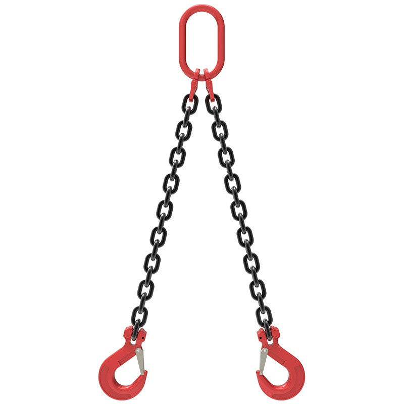 1m Heavy Duty Lifting Chain Sling Lifts 1 Ton With 2 Legs
