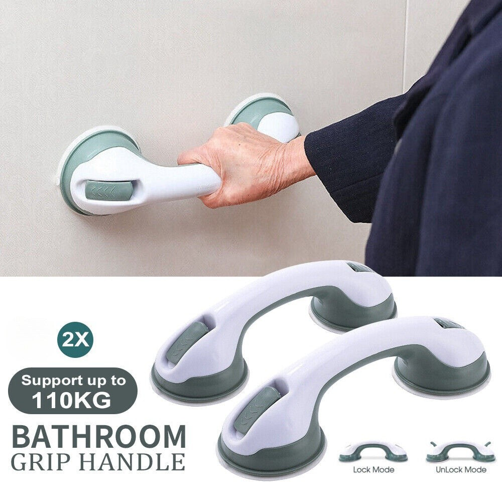 2Pcs Bathroom Grab Bars Shower Handles