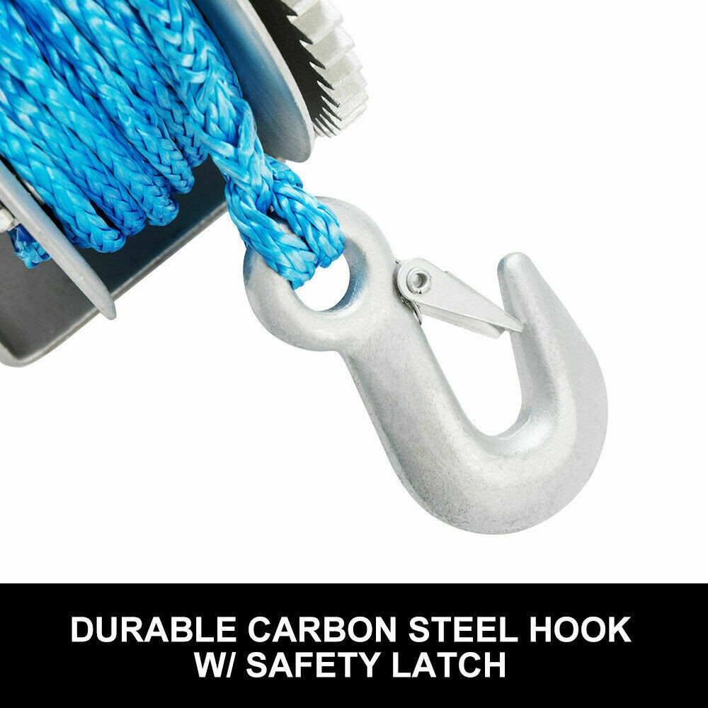 Hand Winch 2000KG/4408LBS Dyneema Rope Car Trailer