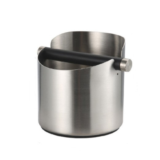Coffee Knock Box Espresso Grinds Waste Container Tamper Bin Stainless Steel