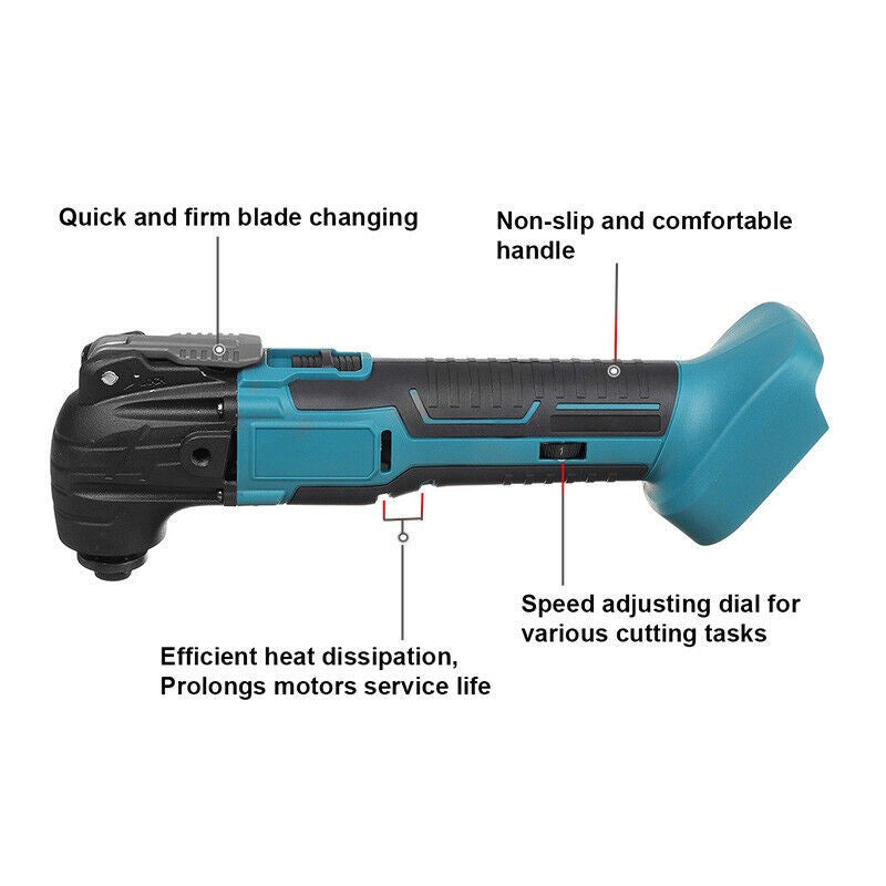 Cordless Oscillating Multi Tool Fit Makita 18V Battery