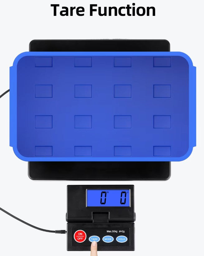 2G/50kg Postal Scale Parcel Shipping Platform Table Digital