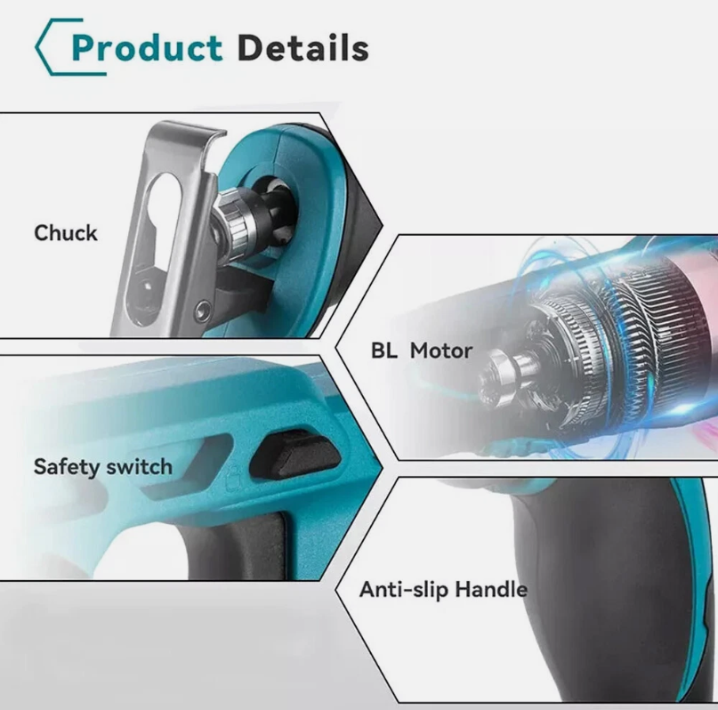 Brushless Cordless Reciprocating Saw Wood Metal Saber Saw For Makita 18V Battery