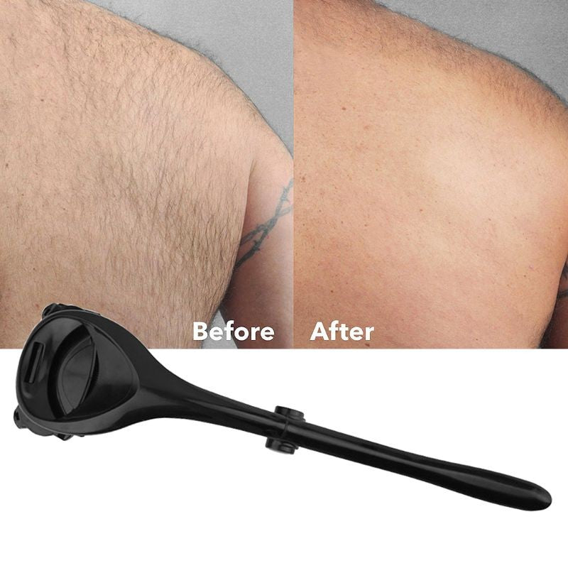 Mens Grooming Razor 2.0 DIY Back Body Shaver Hair Remover Dry Wet Leg
